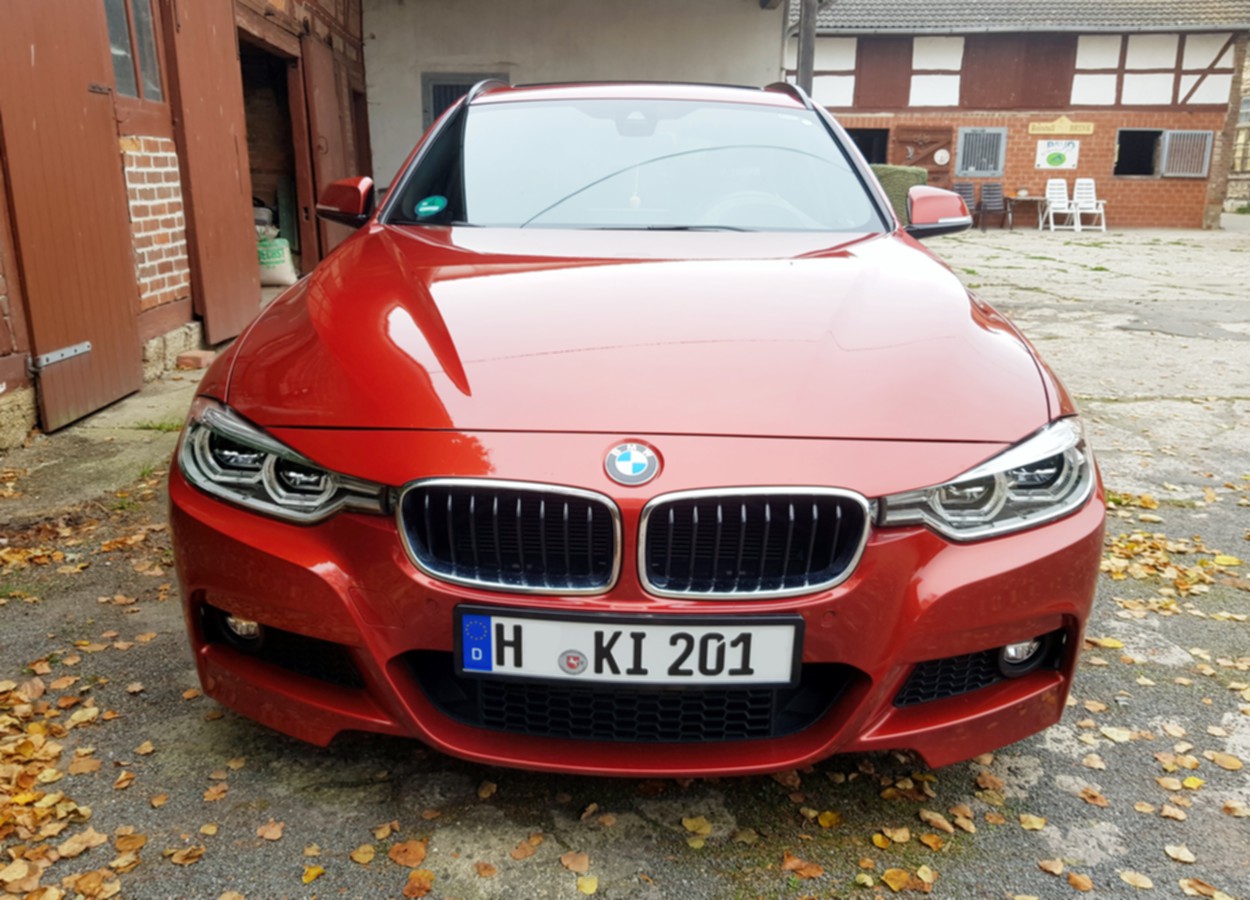 Kfz Hinten Kennzeichenhalter für BMW, aus Chrom Rostfreier Stahl